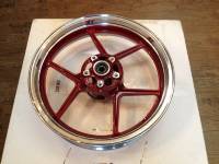 Polish Wheel with Red Paint
